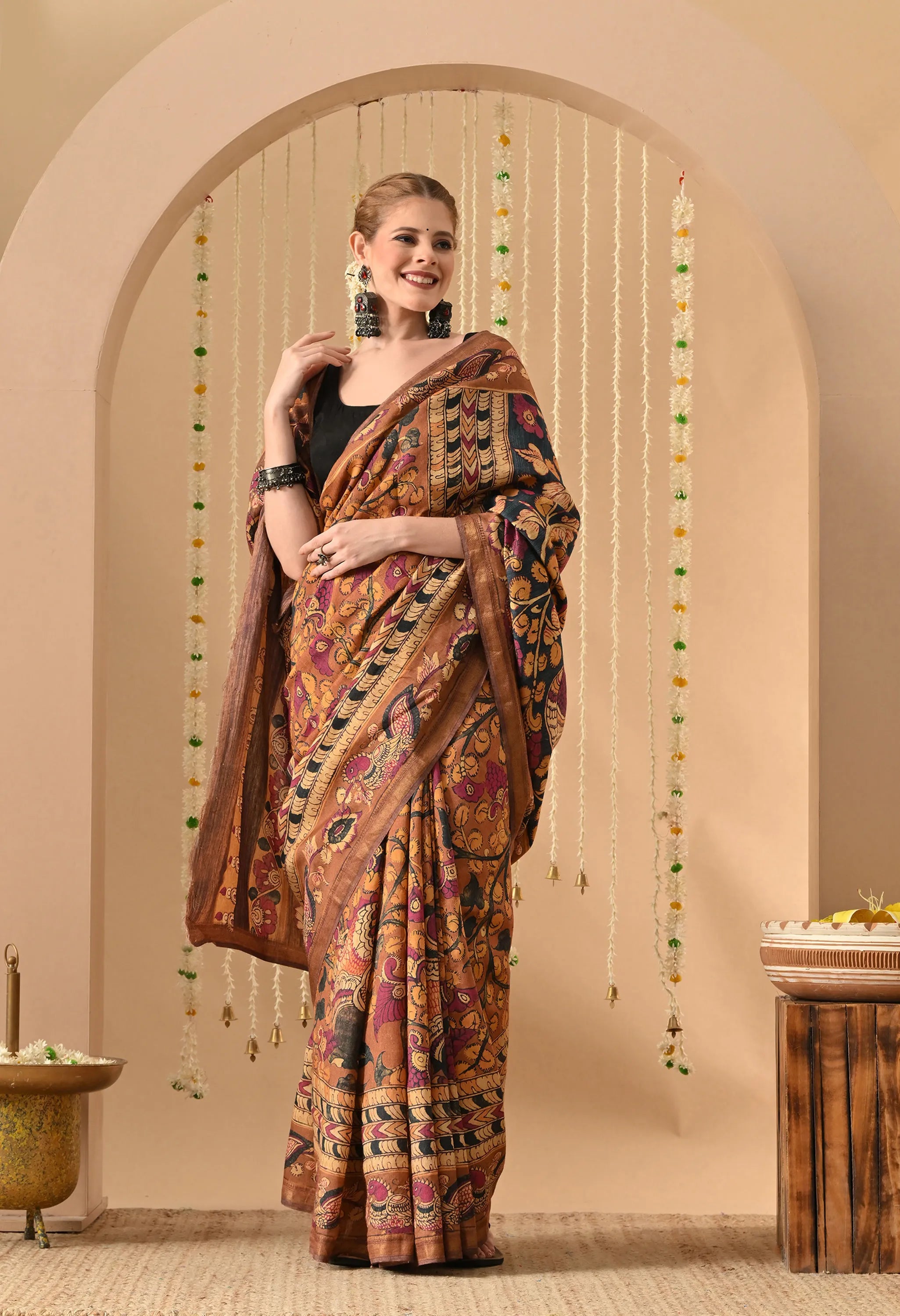 pure Muga silk saree online India