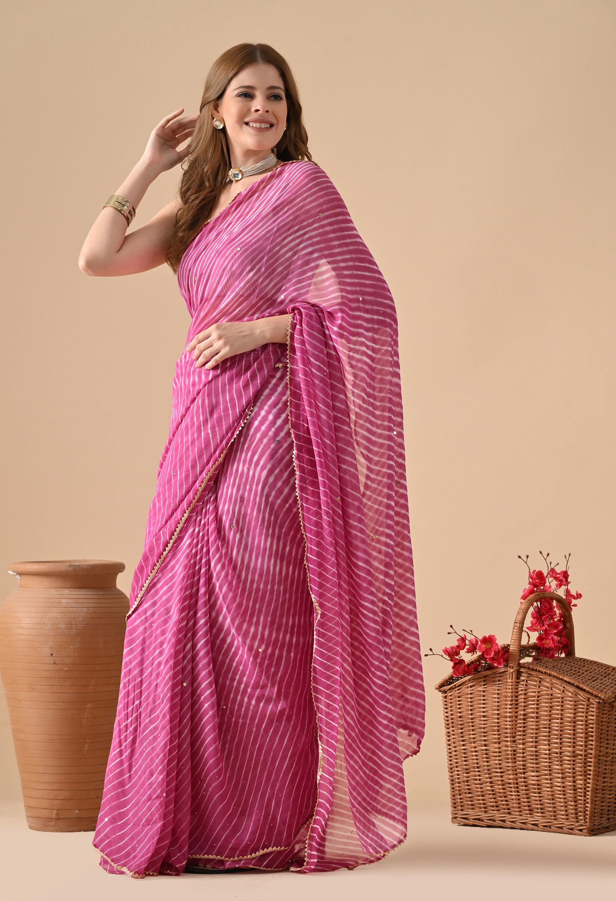 Pure Georgette Women Saree