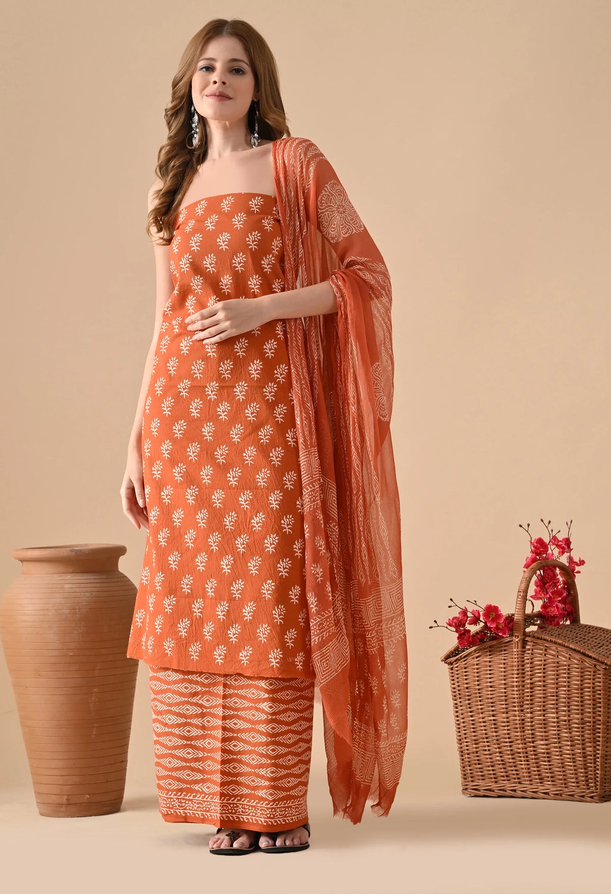Cotton salwar suits for festive season