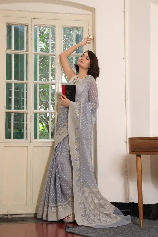 soft cotton sarees with blouse