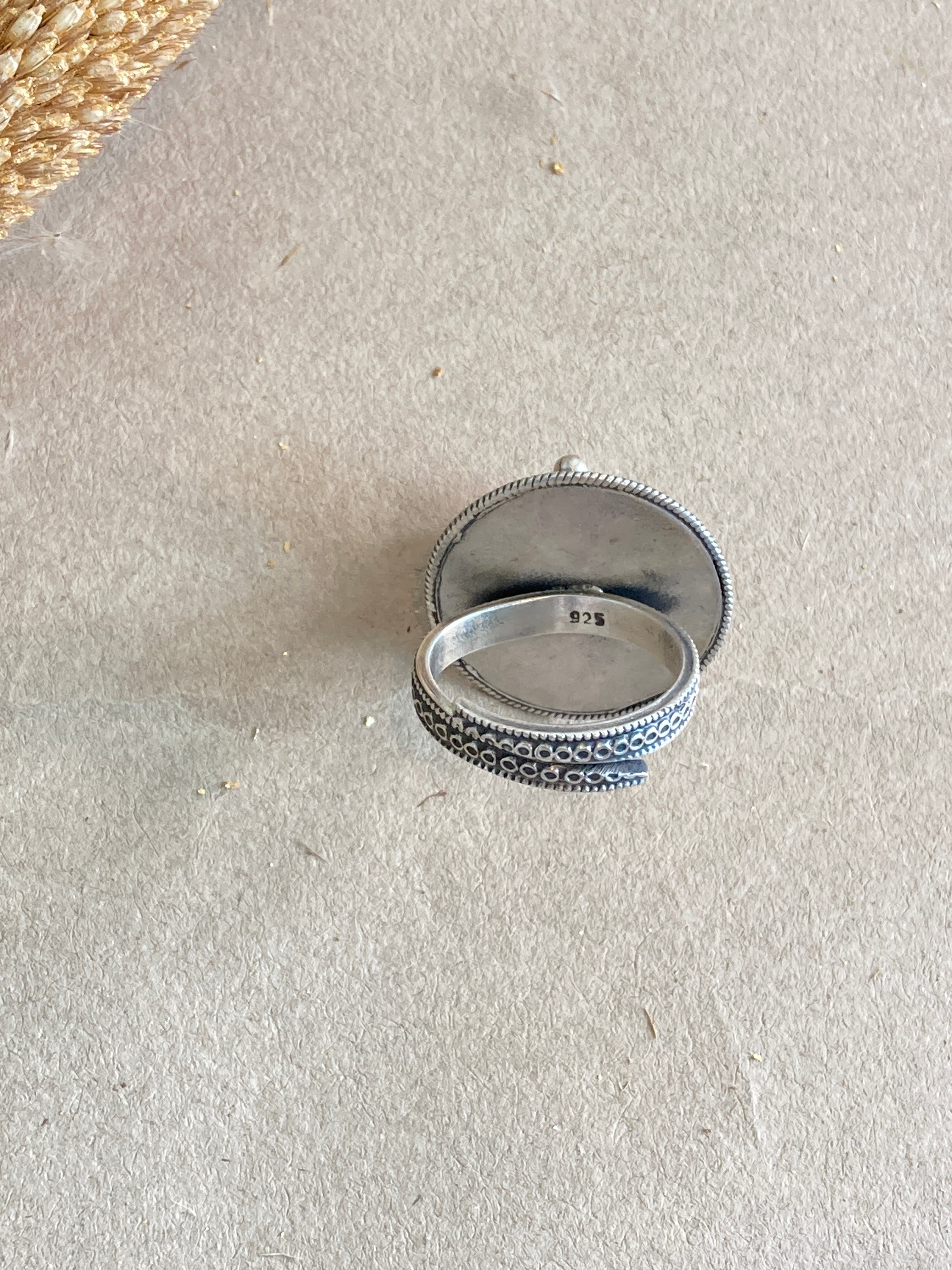 Cocktail Pure Silver Ring Women