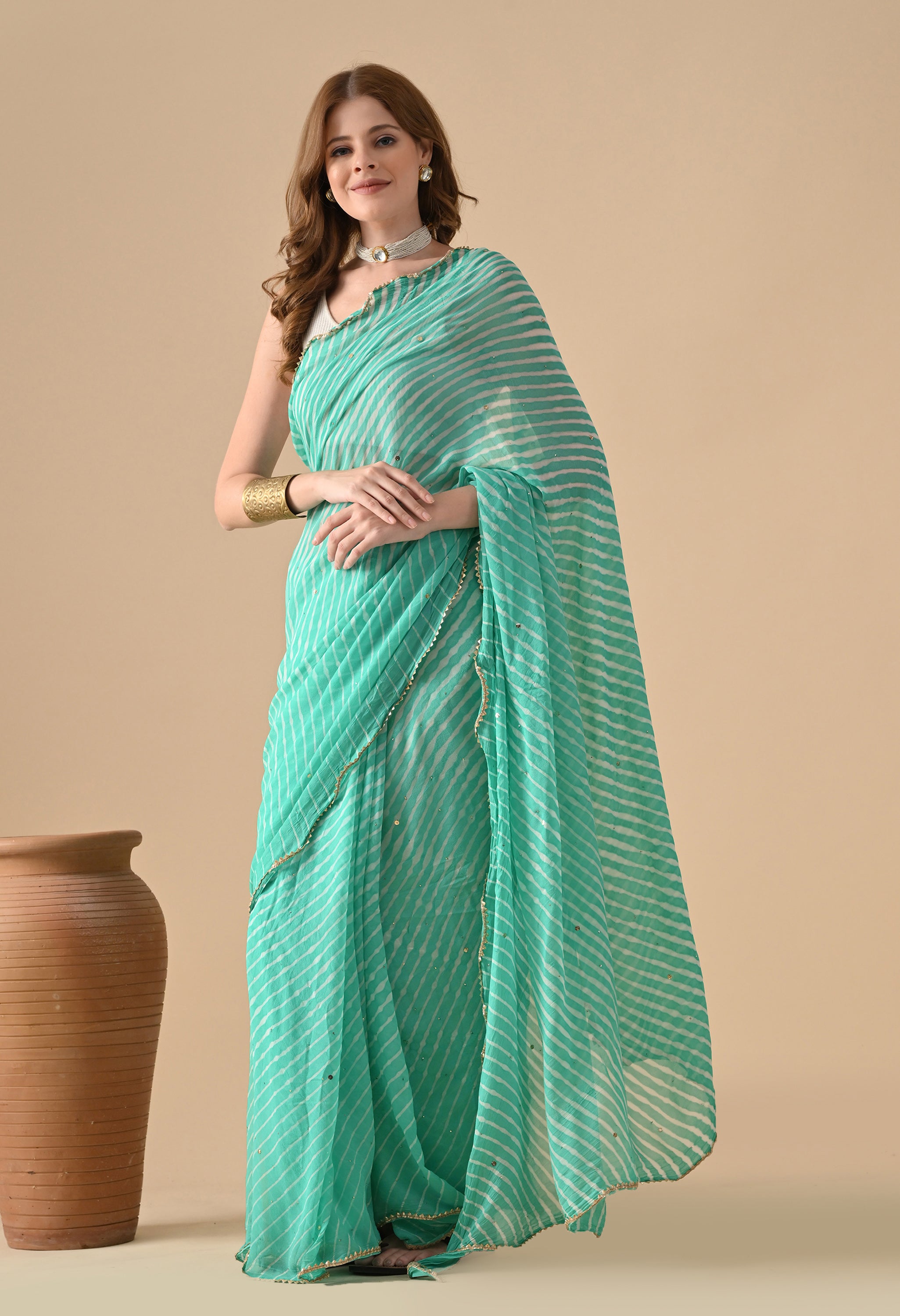 Pure Georgette Women Saree