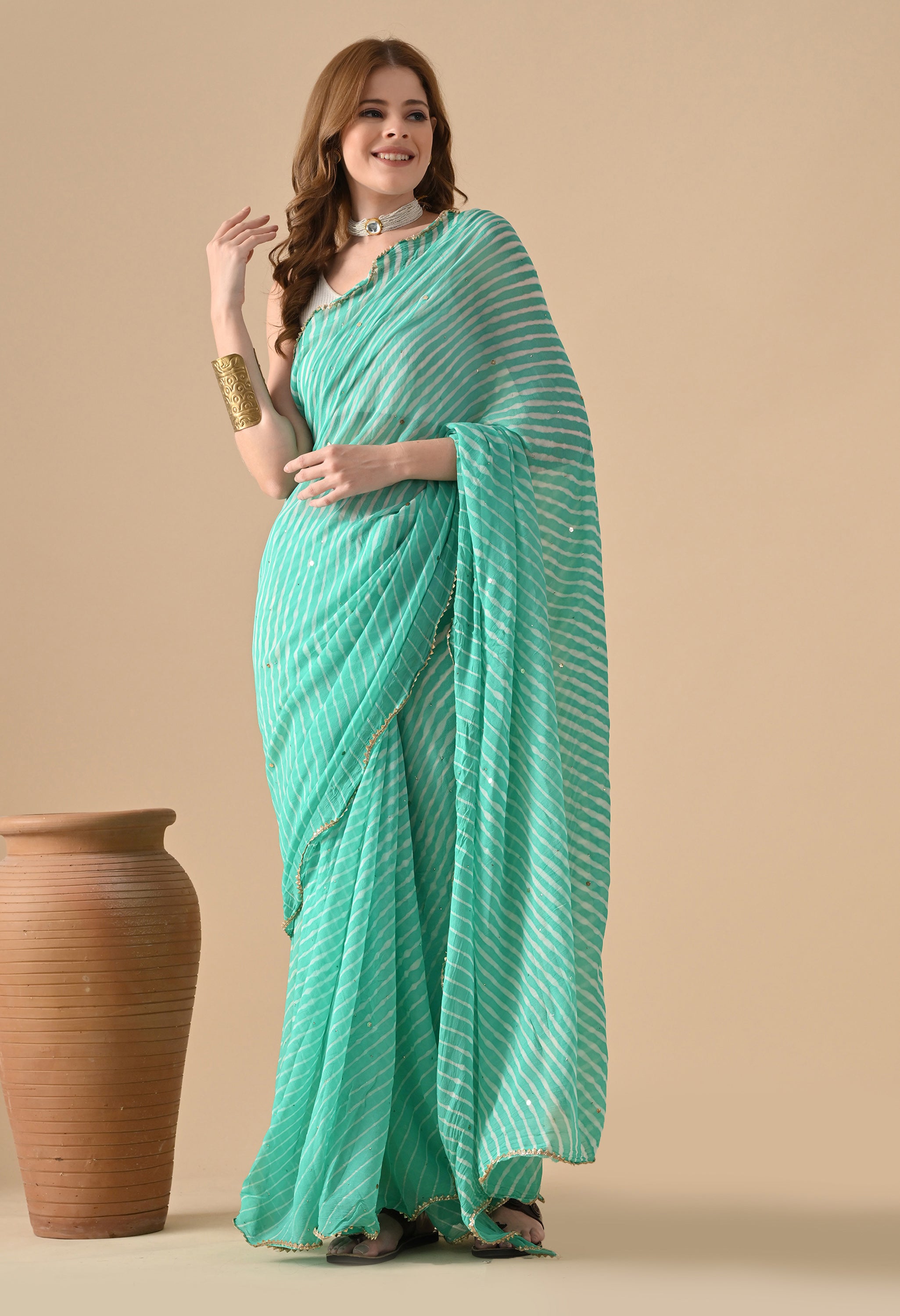 Pure Georgette Women Saree