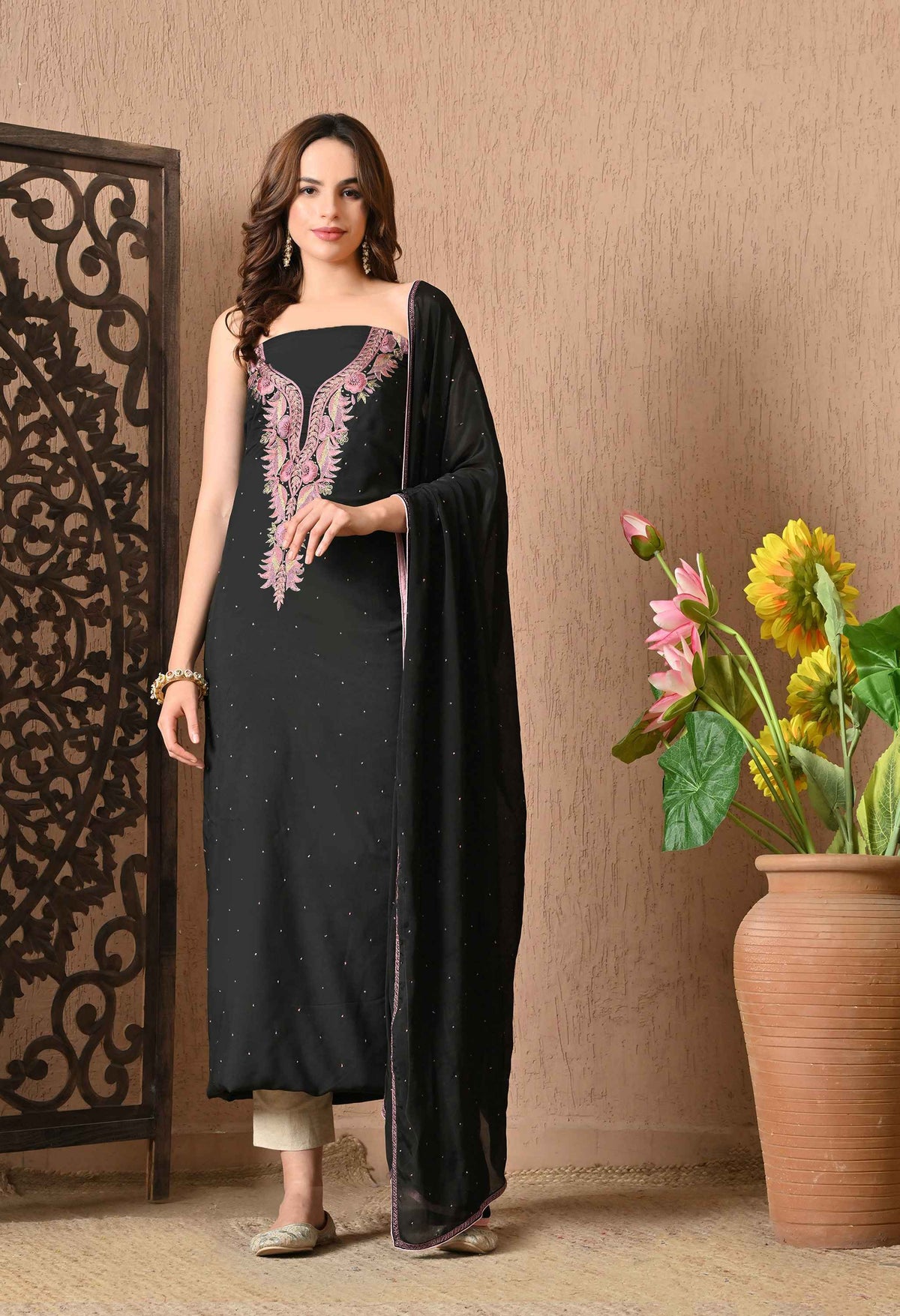 Rakhi Black Party Wear Salwar and Suit