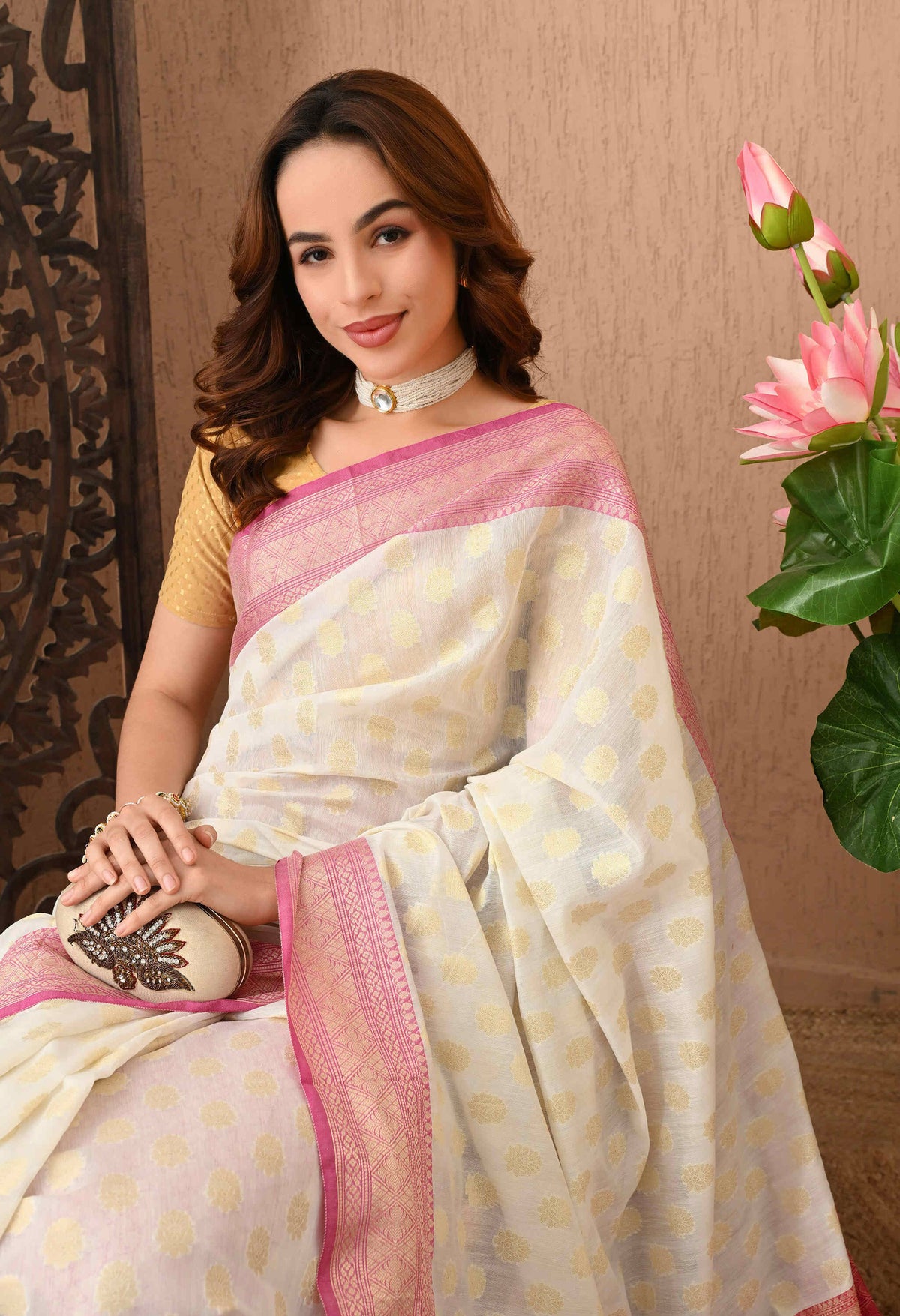 Traditional silk sarees for Rakhi