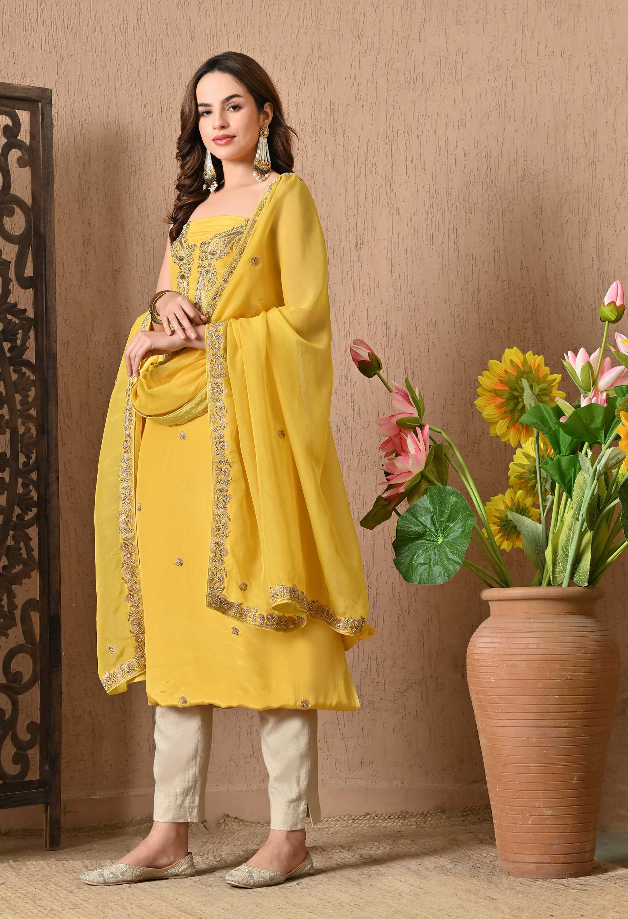 Pure Crepe salwar and suits